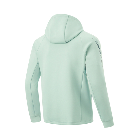 LI-NING李宁2024男子开衫连帽卫衣连帽针织外套AWDU181-4