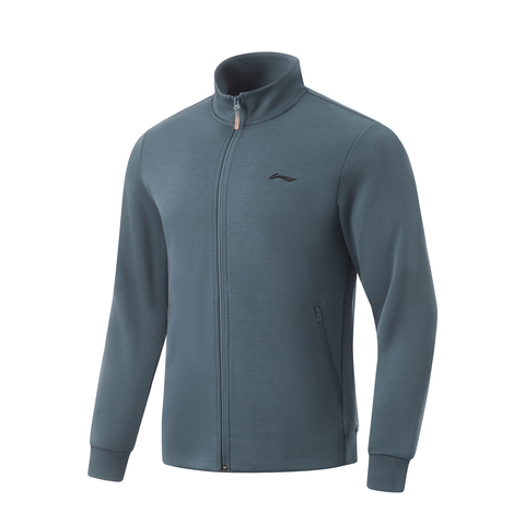 LI-NING李宁2024男子开衫无帽卫衣无帽针织外套AWDU173-4