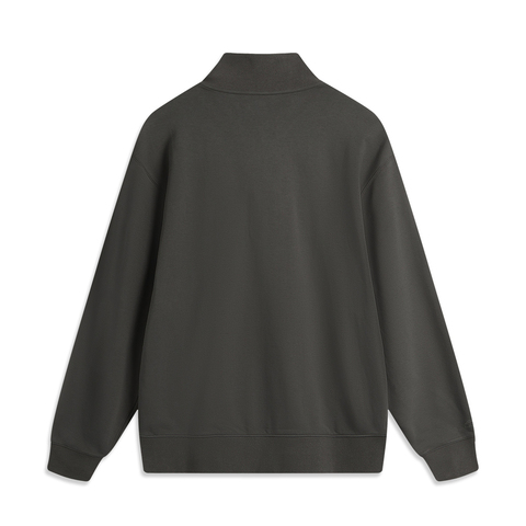 LI-NING李宁2024男子开衫无帽卫衣无帽针织外套AWDU847-3