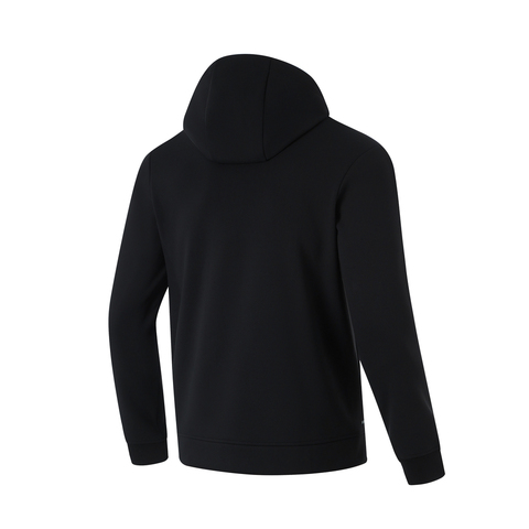 LI-NING李宁2024男子开衫连帽卫衣针织连帽外套AWDU577-1