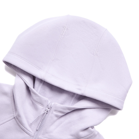 LI-NING李宁2024女子开衫连帽卫衣针织连帽外套AWDU562-6