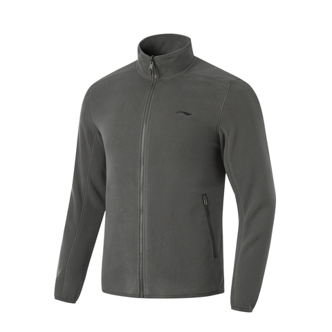 LI-NING李宁2024男子三合一(内-开衫无帽摇粒绒卫衣/外-运动风衣)三合一外套AWBU009-2