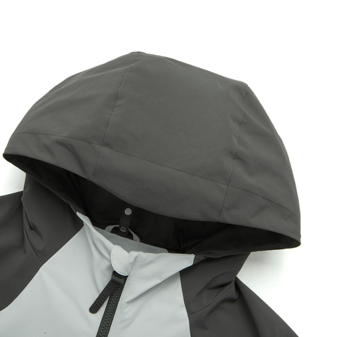 LI-NING李宁2024男子三合一(内-开衫无帽摇粒绒卫衣/外-运动风衣)三合一外套AWBU009-2