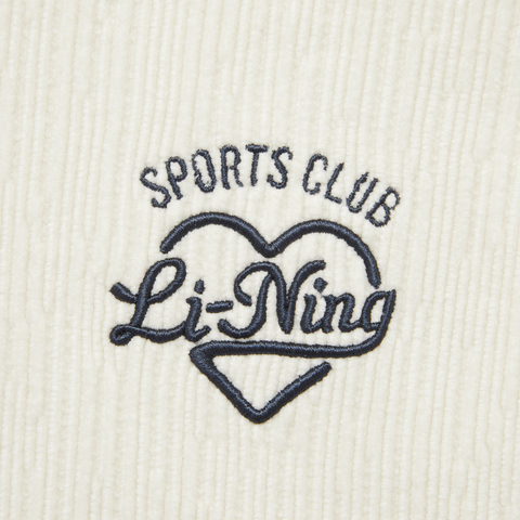 LI-NING李宁2024女子开衫连帽卫衣针织连帽外套AWDU682-1