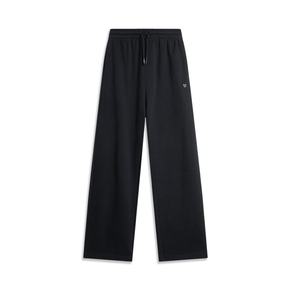 LI-NING李宁2024女子卫裤针织长裤AKLU326-2