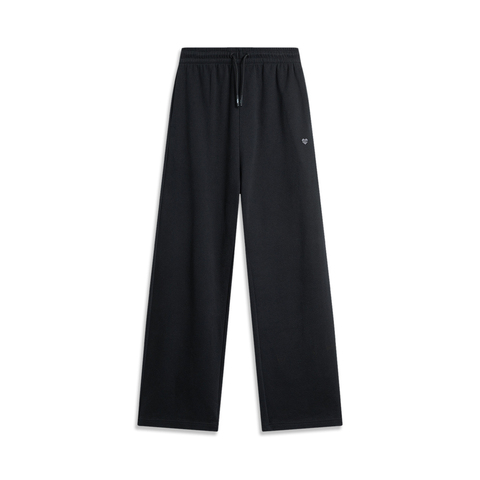 LI-NING李宁2024女子卫裤针织长裤AKLU326-2