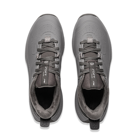 LI-NING李宁2024男子SOFT PLUS FLEECE运动生活休闲鞋AGLU097-2