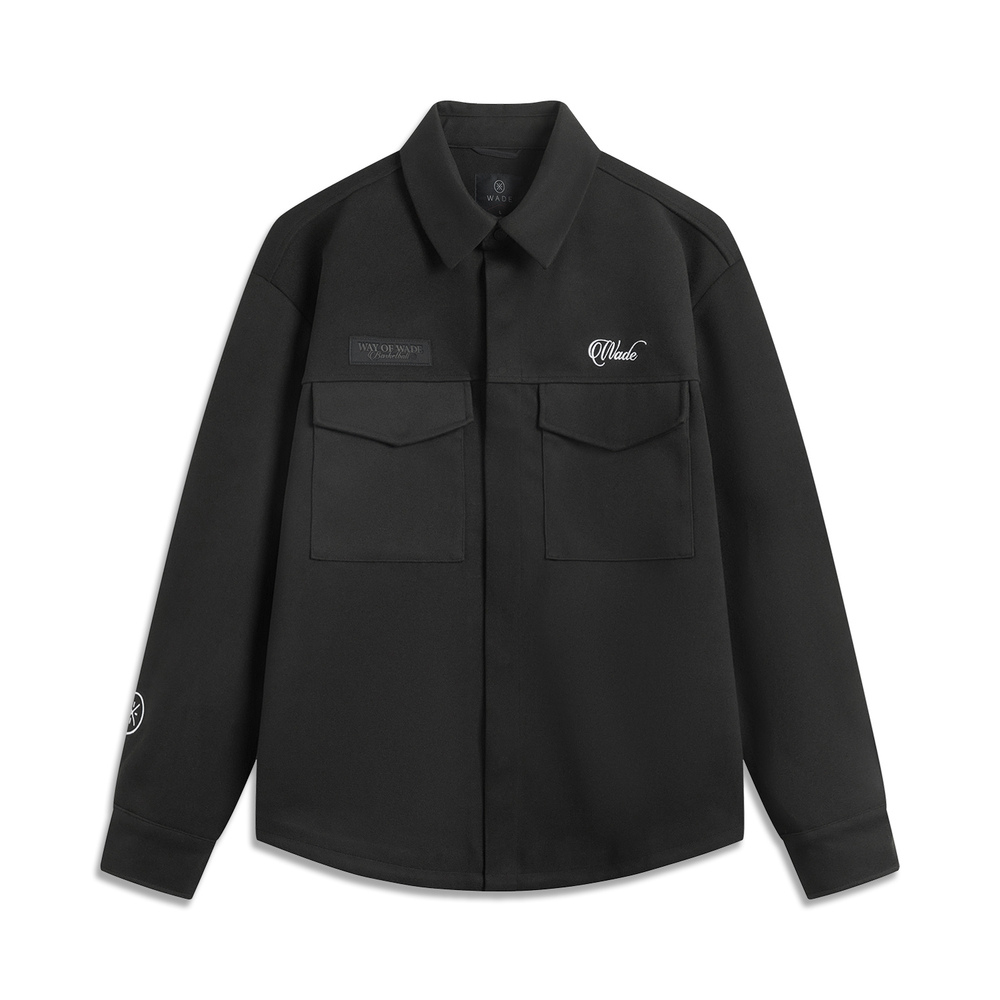 LI-NING李宁2024男子针织休闲服针织无帽外套AFDUB17-1