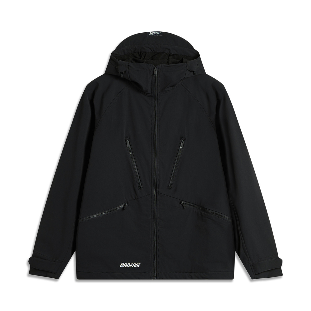 LI-NING李宁2024男子运动风衣梭织连帽外套AFDU505-1