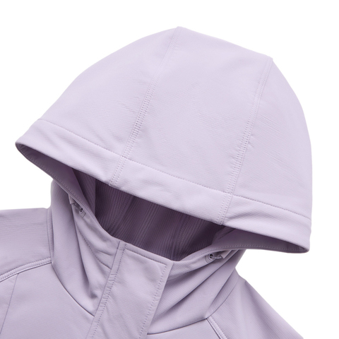 LI-NING李宁2024女子运动风衣梭织连帽外套AFDU562-7