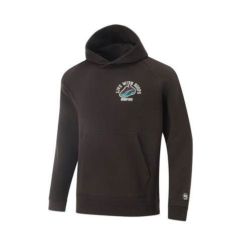 LI-NING李宁2024男子套头连帽卫衣针织连帽卫衣AWDV025-4