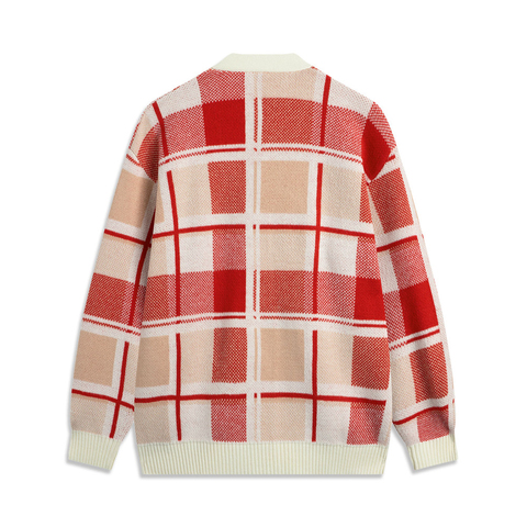 LI-NING李宁2024男子开衫无帽编织衫毛线开衫AMBV029-8