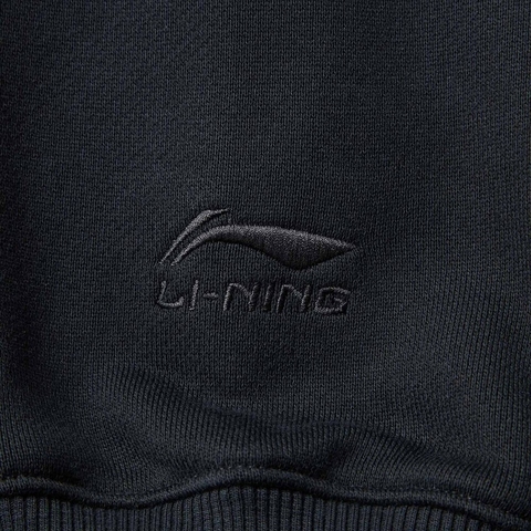 LI-NING李宁2024男子套头连帽卫衣针织连帽卫衣AWDU431-2