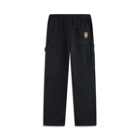 LI-NING李宁2024男子卫裤针织长裤AKLV191-4