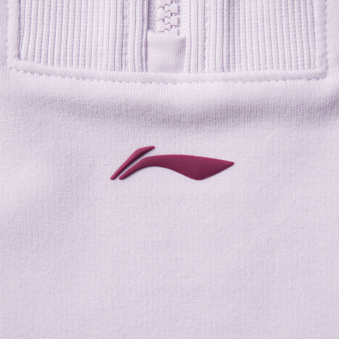 LI-NING李宁2025女子套头无帽卫衣针织无帽卫衣AWDV432-5