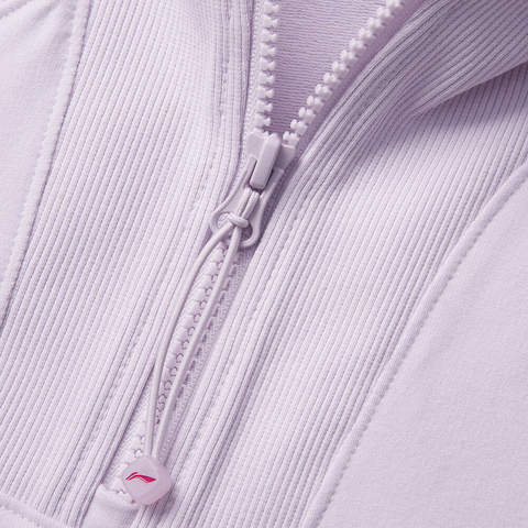 LI-NING李宁2025女子套头无帽卫衣针织无帽卫衣AWDV432-5