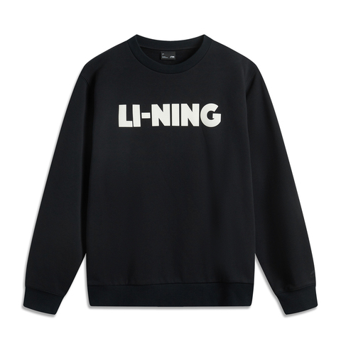 LI-NING李宁2025男子套头无帽卫衣针织无帽卫衣AWDV243-3