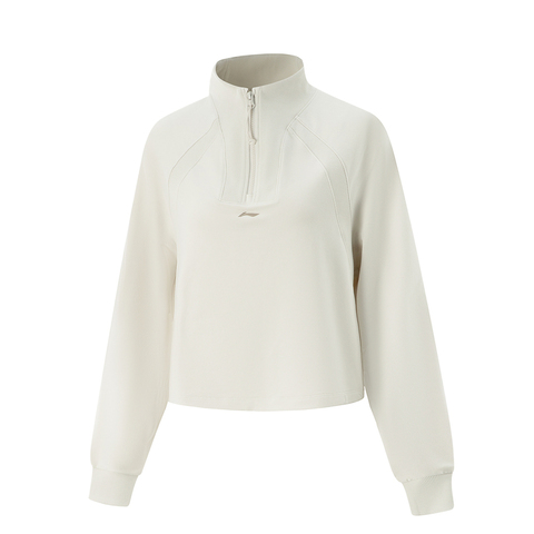 LI-NING李宁2025女子套头无帽卫衣针织无帽卫衣AWDV432-1