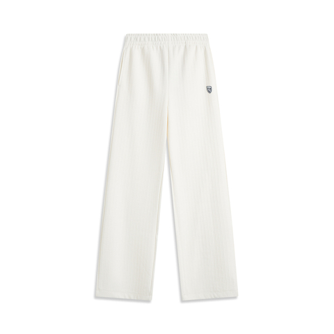 LI-NING李宁2025女子卫裤针织长裤AKLV064-1