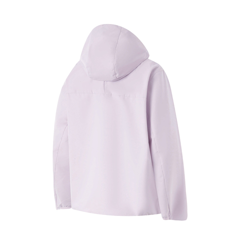 LI-NING李宁2025女子运动风衣梭织连帽外套AFDV062-10