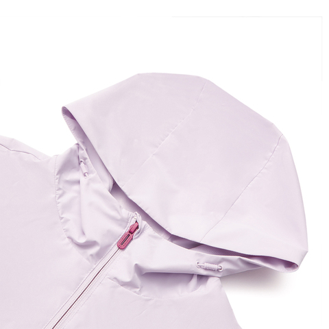 LI-NING李宁2025女子运动风衣梭织连帽外套AFDV062-10