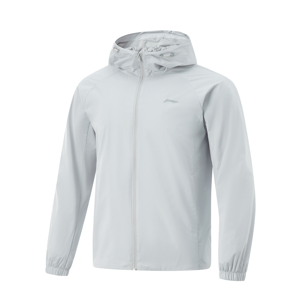 LI-NING李宁2025男子运动风衣梭织连帽外套AFDV081-9