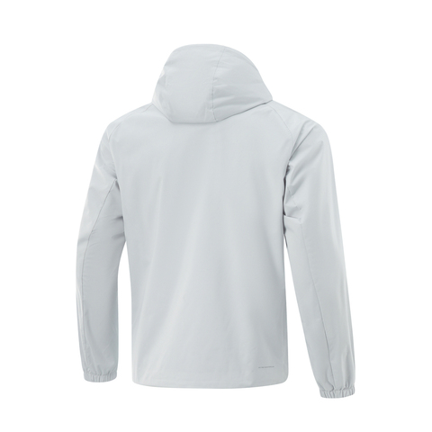 LI-NING李宁2025男子运动风衣梭织连帽外套AFDV081-9