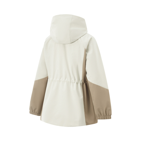 LI-NING李宁2025女子运动风衣梭织连帽外套AFDV060-6