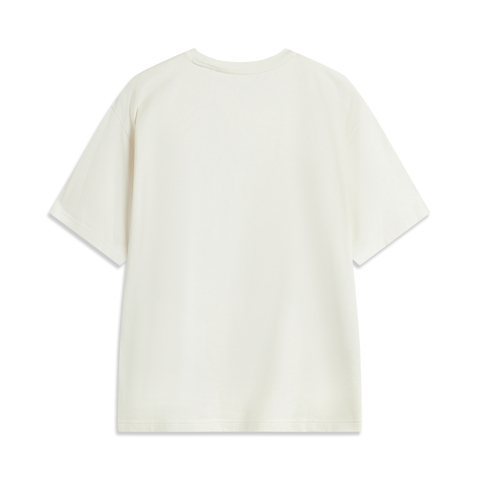 LI-NING李宁2025男子短袖文化衫针织无领短TAHSV061-2