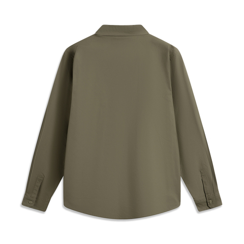 LI-NING李宁2025男子休闲衬衫梭织长袖衬衫AJDV037-6