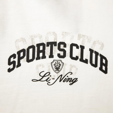 LI-NING李宁2025女子长袖文化衫针织无领长TAHSV010-3