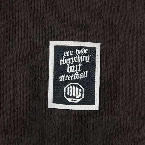 LI-NING李宁2025男子短袖文化衫针织无领短TAHSV061-4