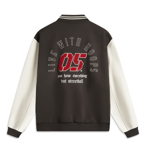 LI-NING李宁2025男子针织夹克针织无帽外套AJDV003-1