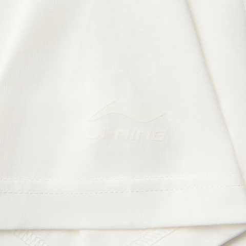 LI-NING李宁2025男子短袖文化衫针织无领短TAHSV361-1