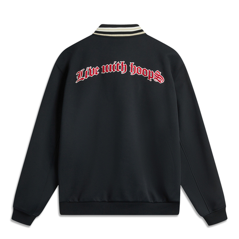 LI-NING李宁2025男子针织夹克针织无帽外套AJDV003-4