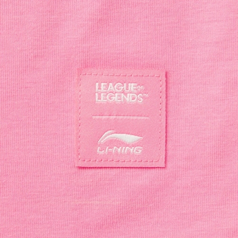 LI-NING李宁2025中性短袖T恤针织无领短TATSV045-2