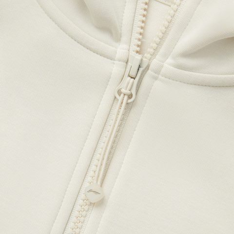 LI-NING李宁2025女子开衫连帽卫衣针织连帽外套AWDV066-5