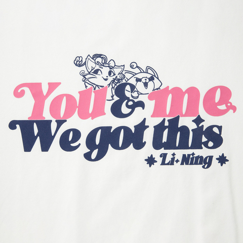 LI-NING李宁2025中性短袖T恤针织无领短TATSV045-1