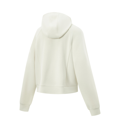 LI-NING李宁2025女子开衫连帽卫衣针织连帽外套AWDV078-4