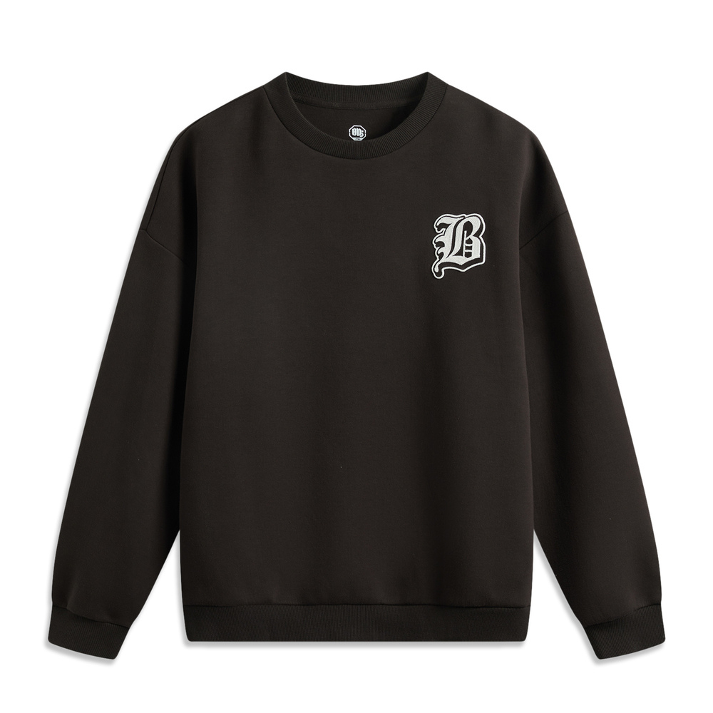 LI-NING李宁2025男子套头无帽卫衣针织无帽卫衣AWDV031-2