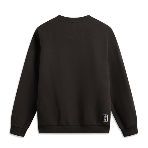 LI-NING李宁2025男子套头无帽卫衣针织无帽卫衣AWDV031-2