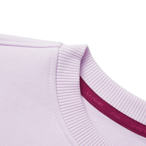 LI-NING李宁2025女子套头无帽卫衣针织无帽卫衣AWDV084-8