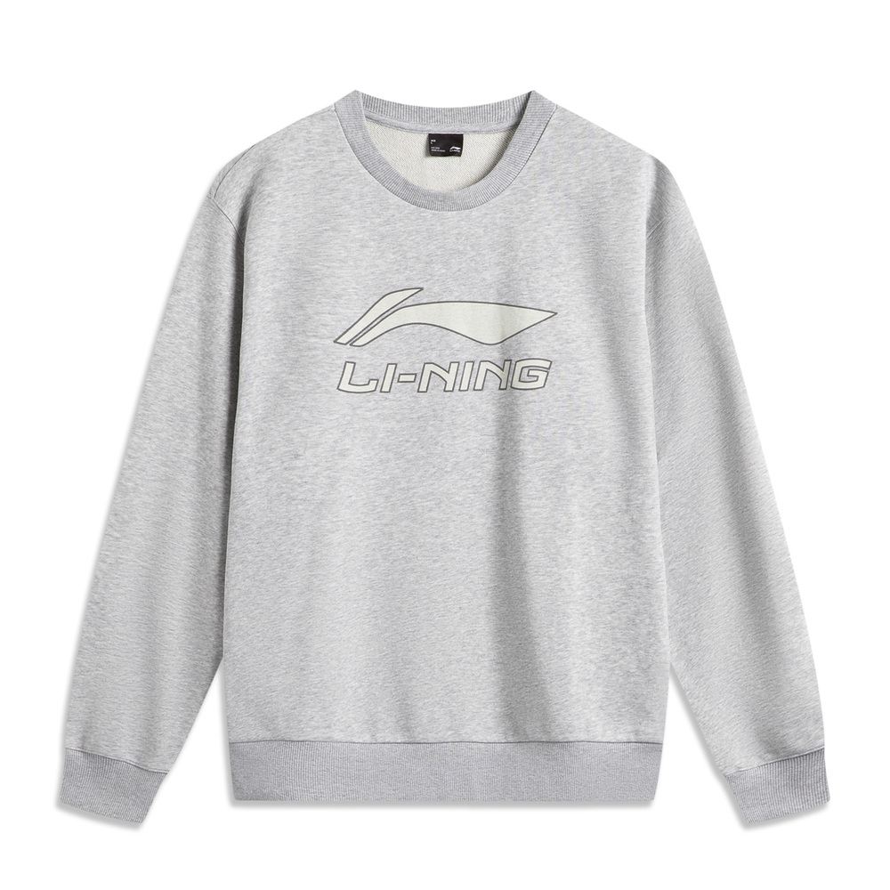LI-NING李宁2025男子套头无帽卫衣针织无帽卫衣AWDV243-2