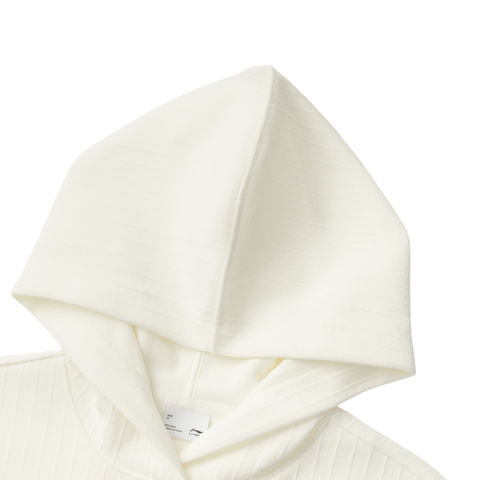 LI-NING李宁2025女子套头连帽卫衣针织连帽卫衣AWDV130-1