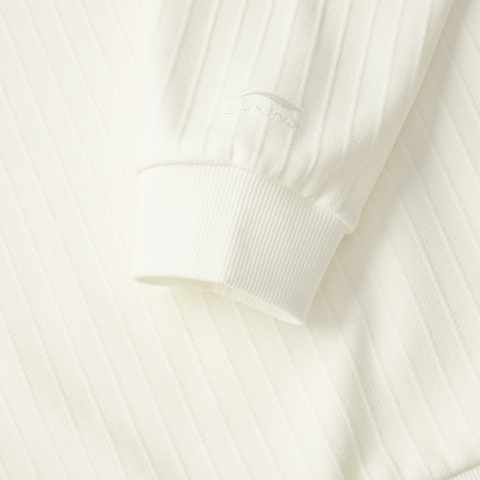 LI-NING李宁2025女子套头连帽卫衣针织连帽卫衣AWDV130-1