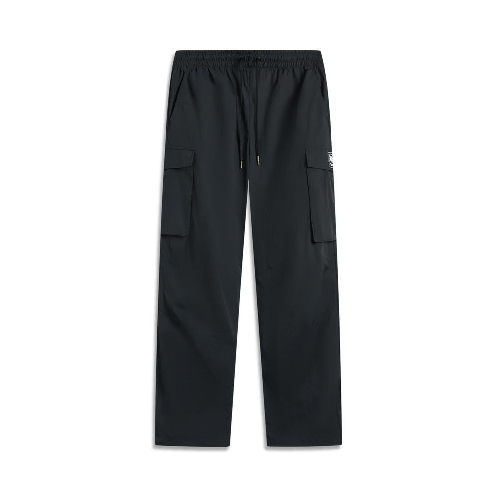 LI-NING李宁2025男子运动长裤梭织长裤AYKV311-2