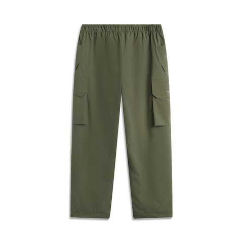 LI-NING李宁2025男子运动长裤梭织长裤AYKV107-5