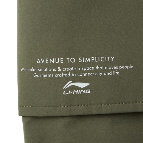 LI-NING李宁2025男子运动长裤梭织长裤AYKV107-5