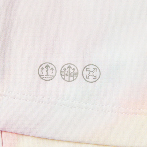 LI-NING李宁2025女子短袖T恤针织无领短TATSV530-1