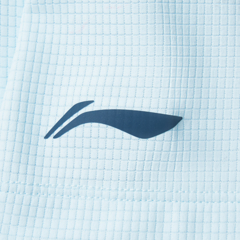 LI-NING李宁2025女子短袖T恤针织无领短TATSV098-5